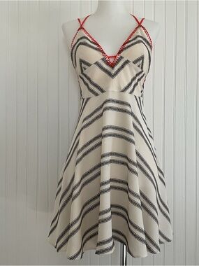 UO x ecote’ Clementine Striped Contrast Stitch Dress